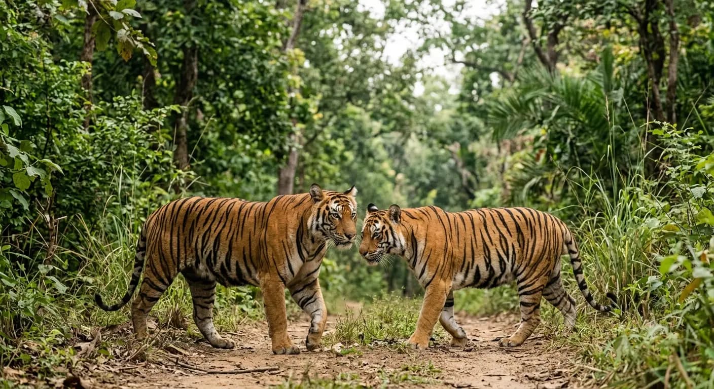 Melanistic tiger from Similipal Tiger Reserve