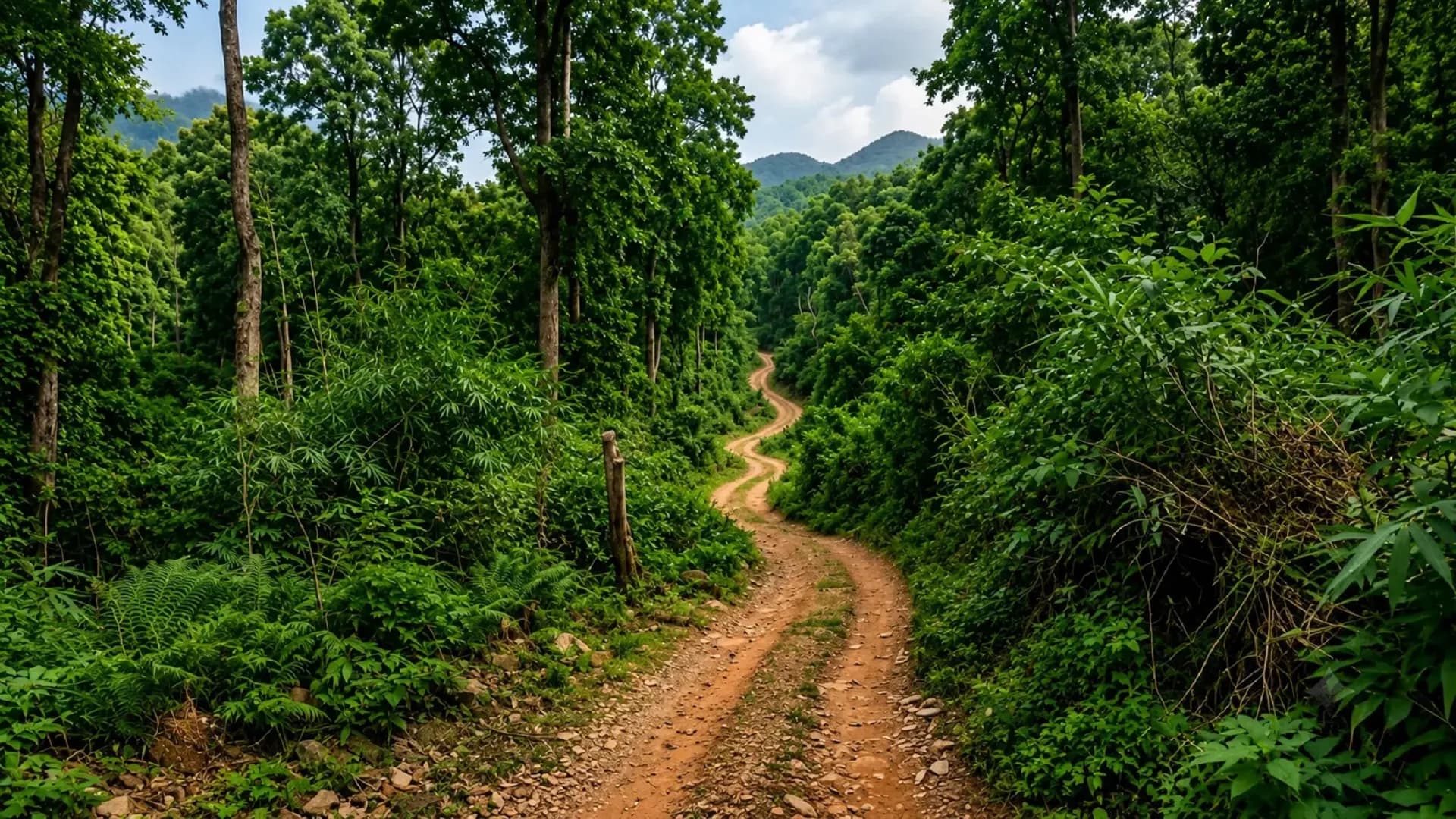 Forest route inside Similipal Tiger Reserve